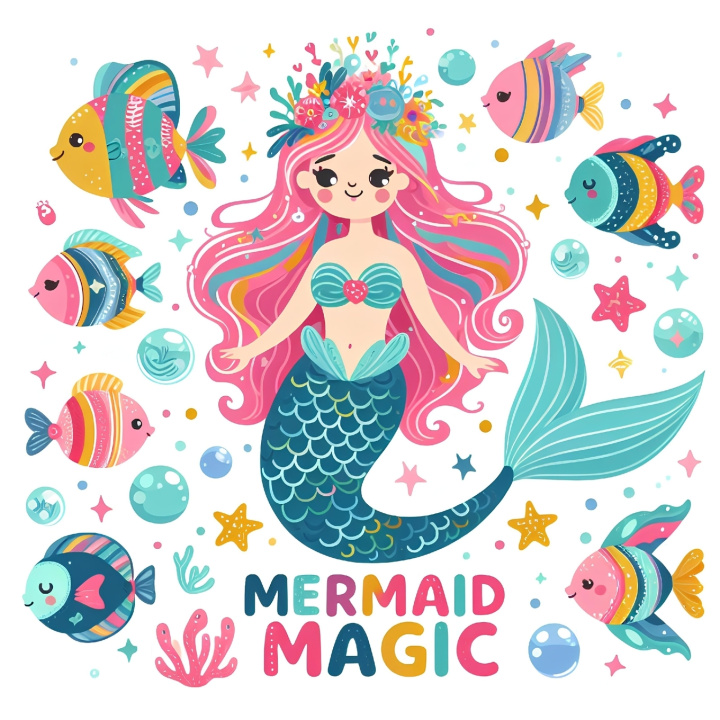 Książka Mermaid Magic Colorama Arts