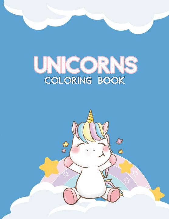 Knjiga UNICORNS - Coloring Book Noelia Fuentes