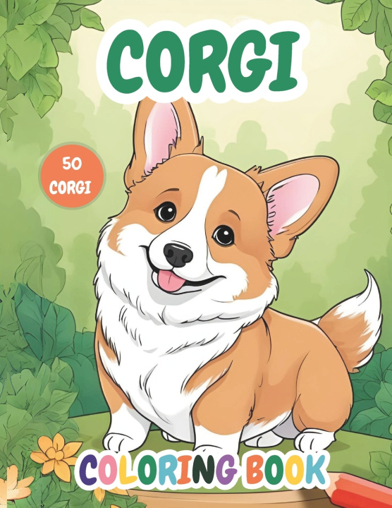 Książka Corgi Coloring Book Mark Rany