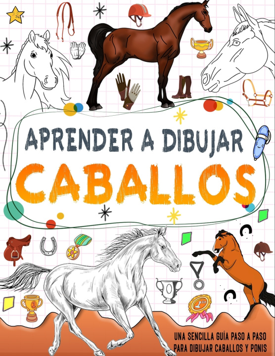 Kniha aprender a dibujar caballos Naima Press