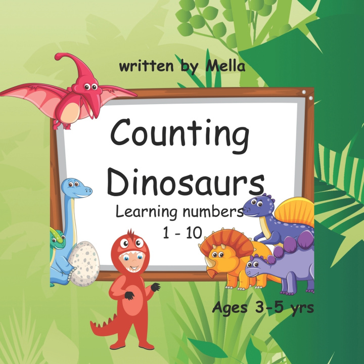 Kniha Counting Dinosaurs Mella Threatt