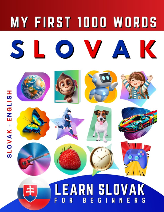 Książka Learn Slovak for Beginners, My First 1000 Words Effie Delarosa