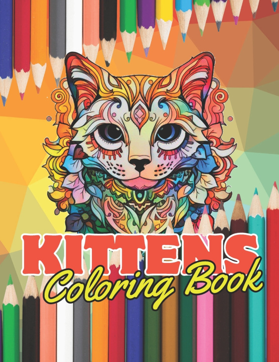 Kniha Kittens Coloring Book - 40 pages 8.5 x 11" Sanpier Desing