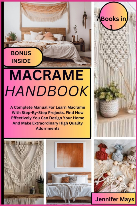 Kniha MACRAME HANDBOOK Jennifer Mays