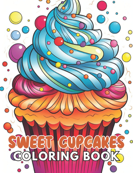 Książka Sweet Cupcakes Coloring Book Nash Coopler