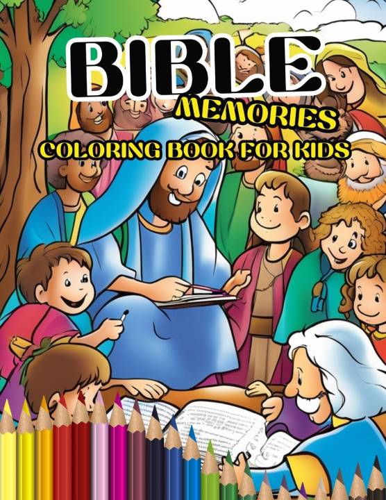 Kniha Bible Memories Coloring Book For Kids Davidson Arley Villa chavarria