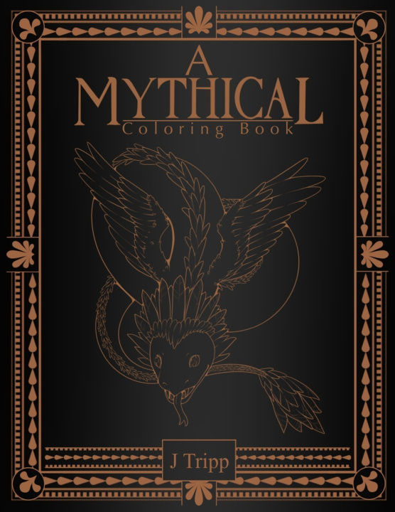 Książka A Mythical Coloring Book Jordan Tripp