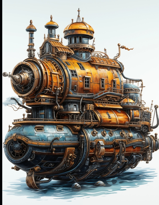 Książka Steampunk Vehicles Dean E Sheaffer