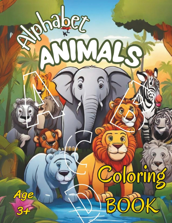 Książka Alphabet Animals Coloring Book Krutika Pandit