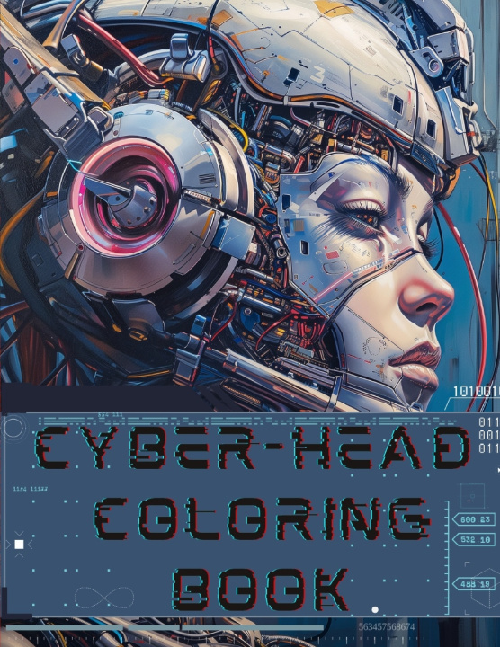 Kniha Cyber-head coloring book Claudio Trevisonno