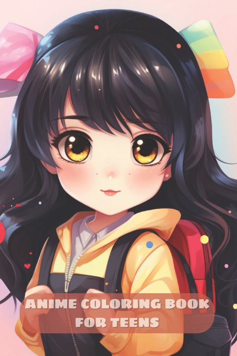 Knjiga ANIME COLORING BOOK FOR TEENS generic