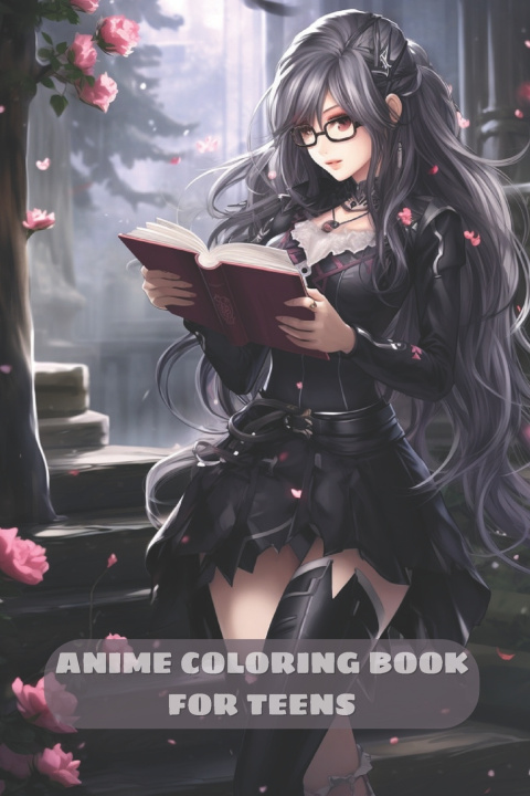Knjiga ANIME COLORING BOOK FOR TEENS generic
