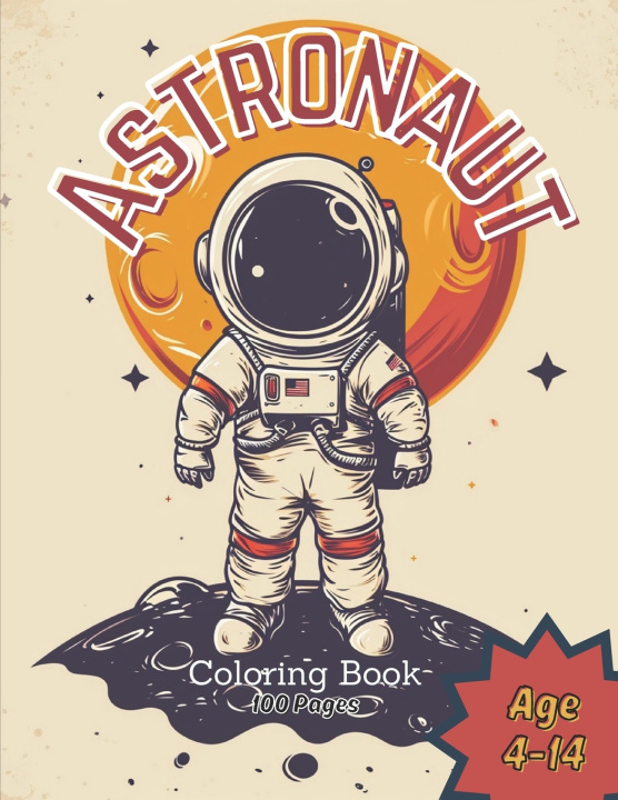 Książka Astronaut Coloring book Zainik Listiyani
