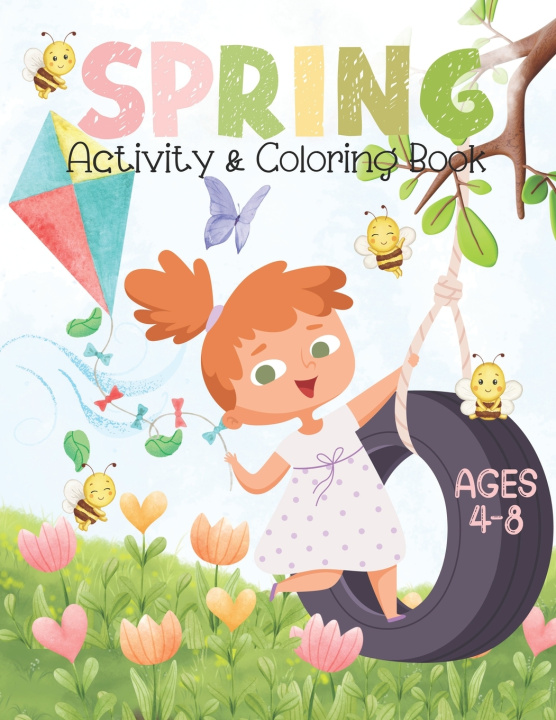 Kniha Spring Activity & Coloring Book AngelFace Press