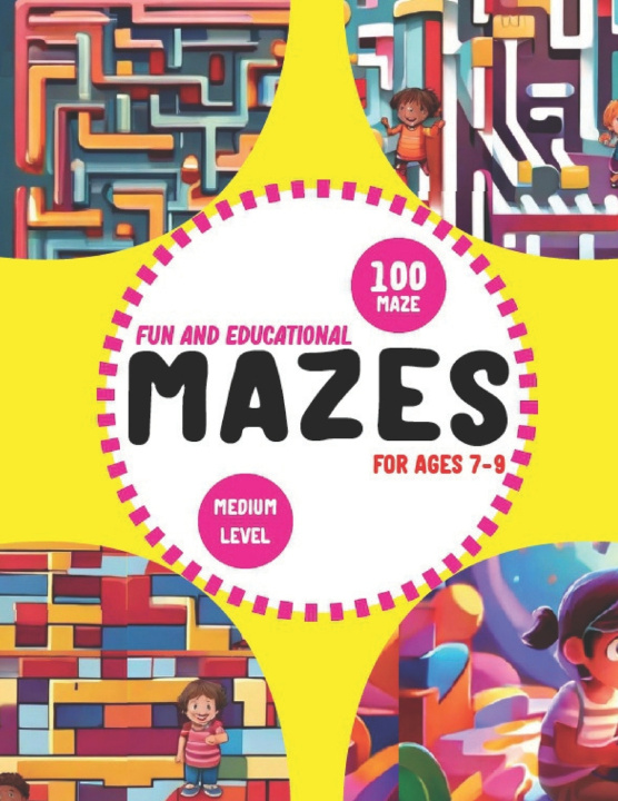 Książka Fun and Educational Mazes for Ages 7-9 KSS Prokasoni