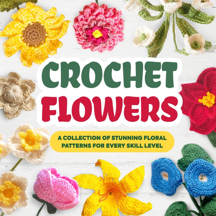 Książka Crochet Flowers Luca Heath