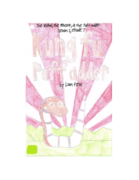 Knjiga Kung fu puff adder Liam Frew