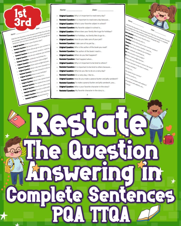 Kniha Restate the Question Answering in Complete Sentences QA TTQA keria maria