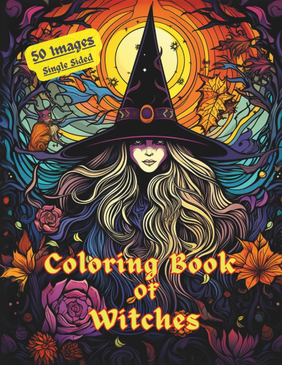 Kniha Witches Coloring Pages Hero Nerd