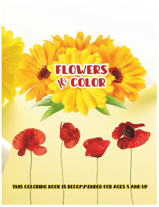 Książka Flowers To Color Adriana Gonçalves