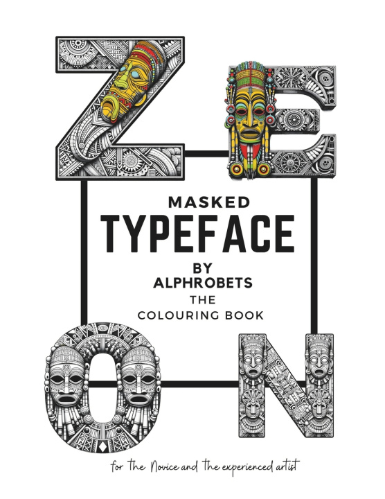 Knjiga Masked TypeFace by Alphrobets Alphrobets Arts