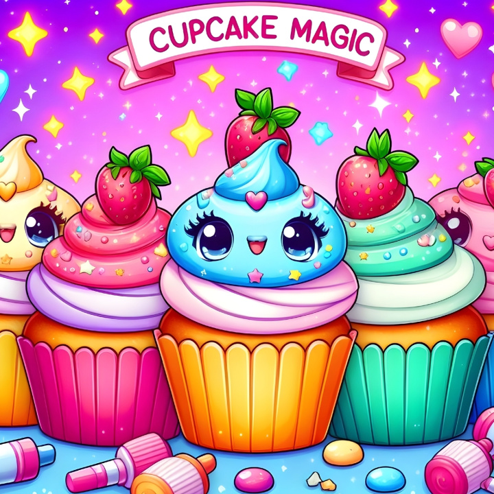 Kniha Cupcake Magic Colorama Arts