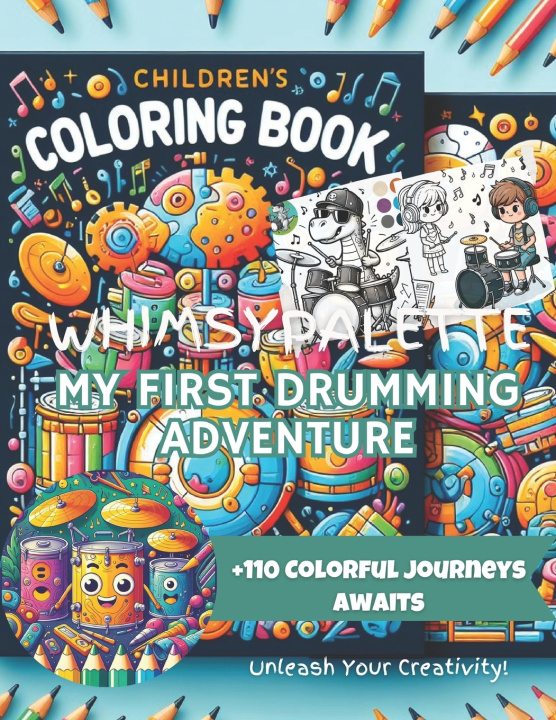 Kniha WhimsyPalette ColorBeat Kids Press Ml