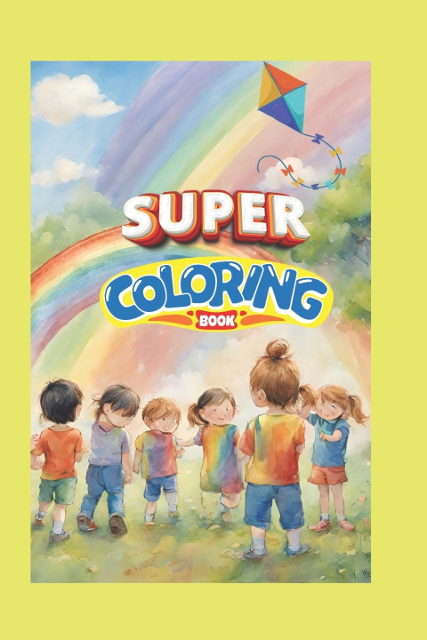 Kniha Super coloring book Flore Tyna