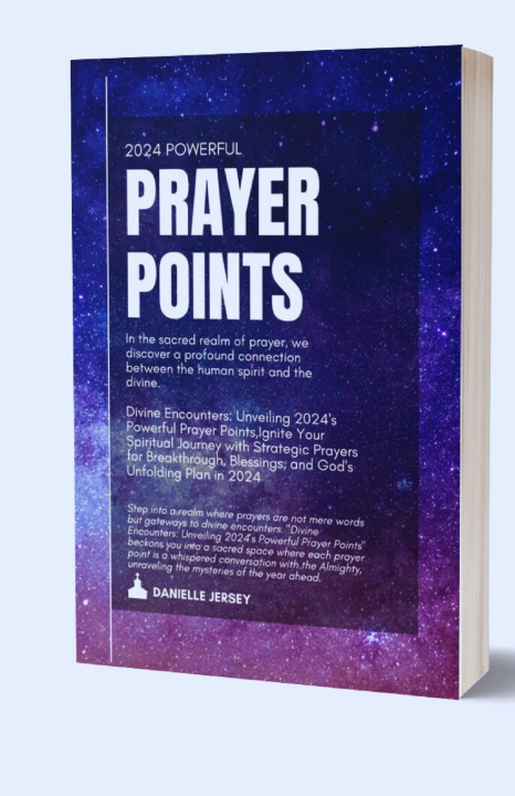Książka 2024 Powerful Prayer Points Danielle Jersey