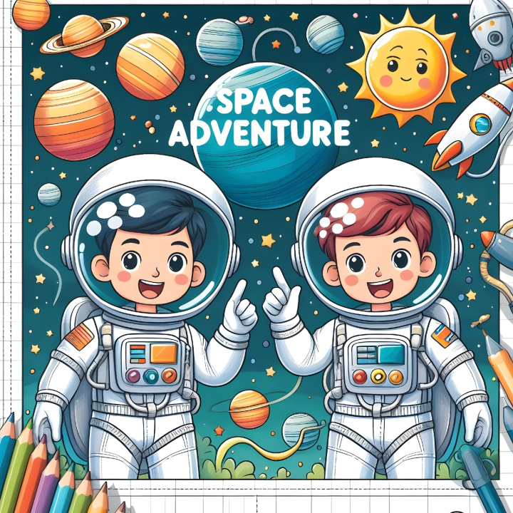 Kniha Space Adventure Colorama Arts