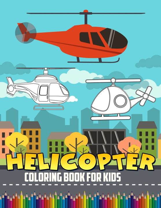 Książka Helicopter Coloring Book For Kids Thomas Reddy