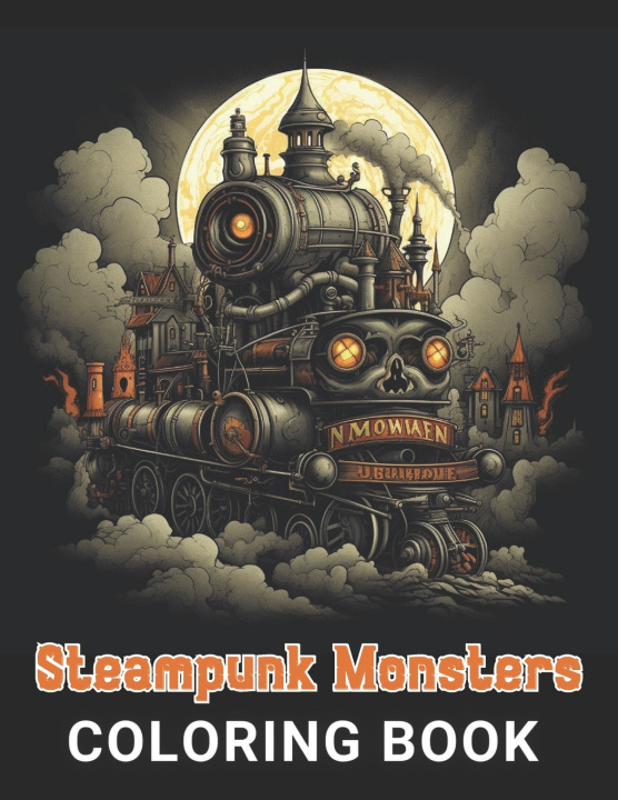 Książka Steampunk Monsters Coloring Book Erwin Greenholt
