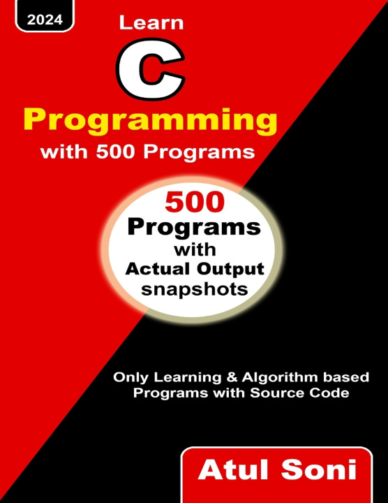 Kniha Learn C Programming with 500 Programs Atul Soni