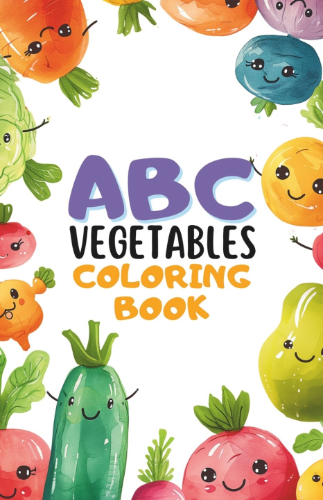 Książka ABC Vegetable Coloring Book Subitcha Poorani Subramanian