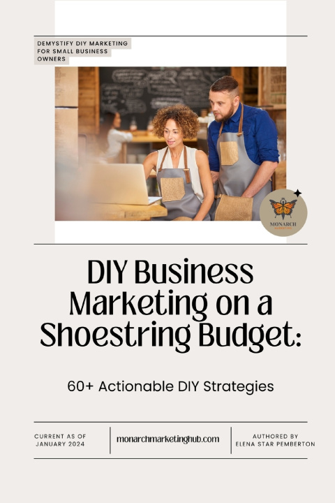 Knjiga DIY Business Marketing on a Shoestring Budget Elena Star Pemberton