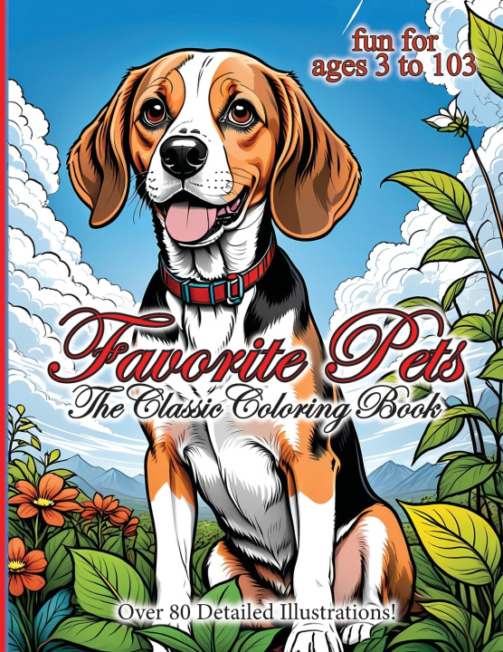 Książka Favorite Pets - The Classic Coloring Book Tim Adcox