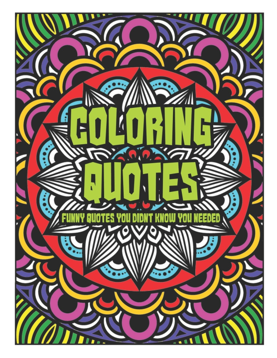 Kniha Coloring Quotes T Stov