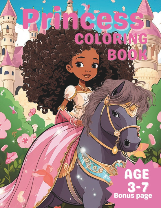 Książka Princess Coloring book Marilyne Salomon