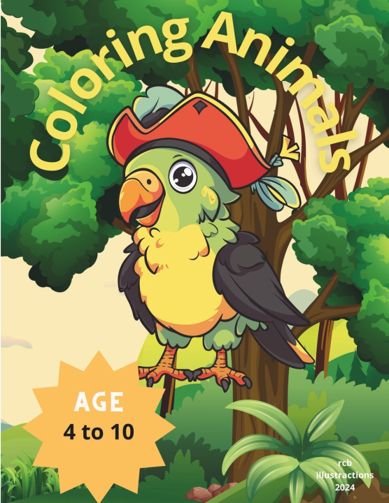 Kniha Coloring Animals Roberto C Bezerra