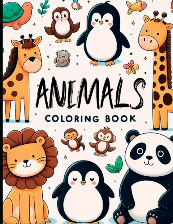 Kniha Animals Coloring Book Eric Semensato
