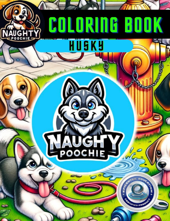 Knjiga Naughty Poochie Coloring Book Vanessa Perez-LeNeave