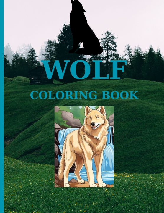 Książka WOLF COLORING BOOK C. Luchian Publishing