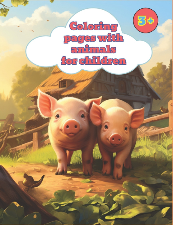 Książka Coloring pages with animals Adam Emilian Ciechlecki