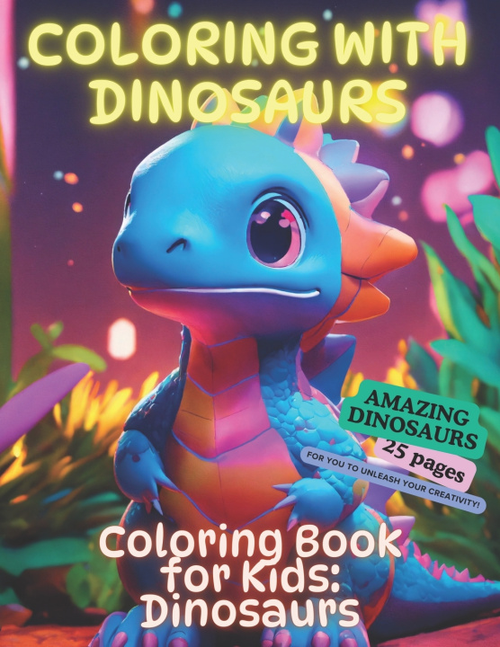 Książka Coloring with Dinosaurs Wallace Felix