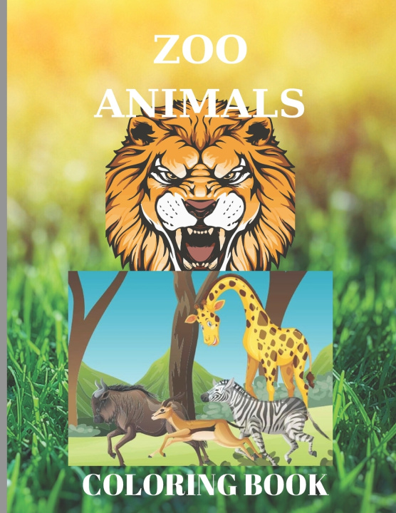 Książka ZOO ANIMALS COLORING BOOK C. Luchian Publishing