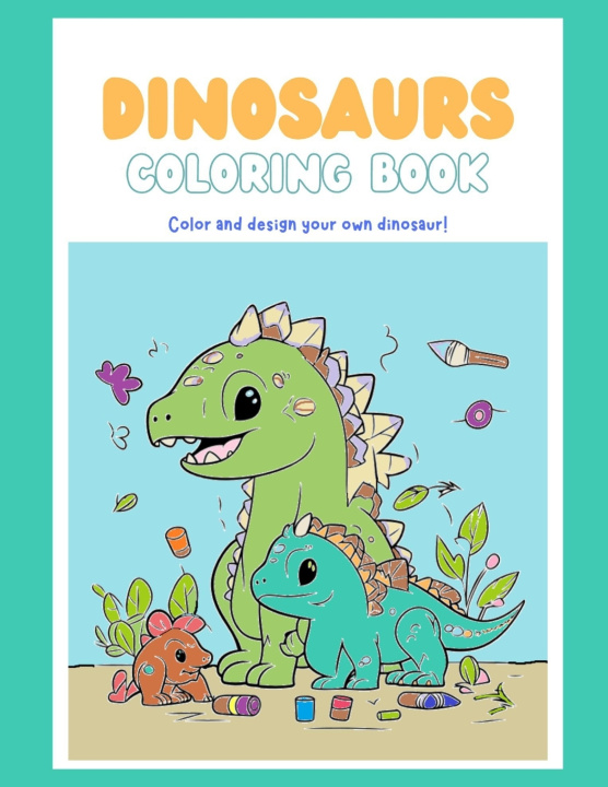Kniha Dinosaur Coloring book Emmy Amick