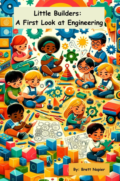 Kniha Little Builders Brett Napier