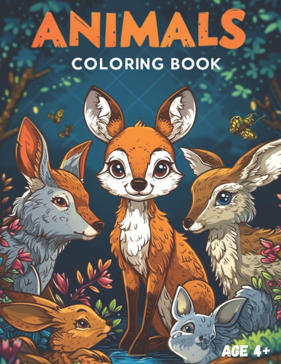 Knjiga Animals Coloring Book Marius Brighton