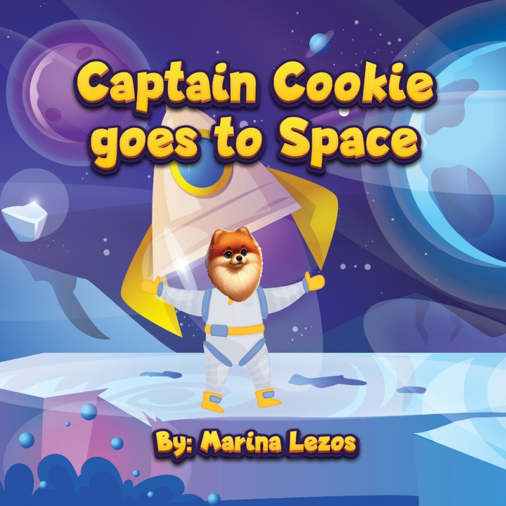 Książka Captain Cookie goes to Space Marina Lezos