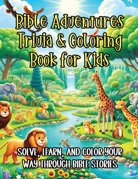 Knjiga Bible Adventures Trivia & Coloring Book for Kids Pampered Pen